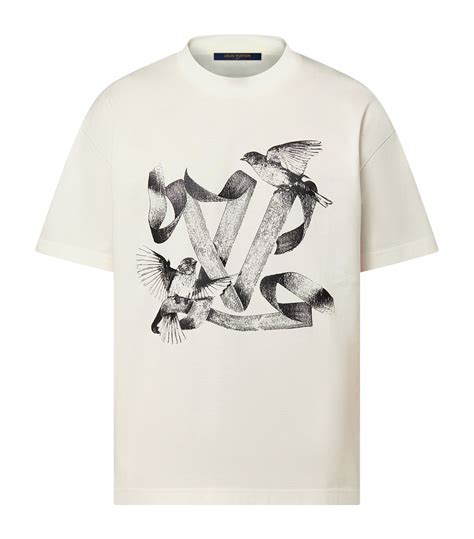 louis vuitton white shirt with logo|louis vuitton t shirt cost.